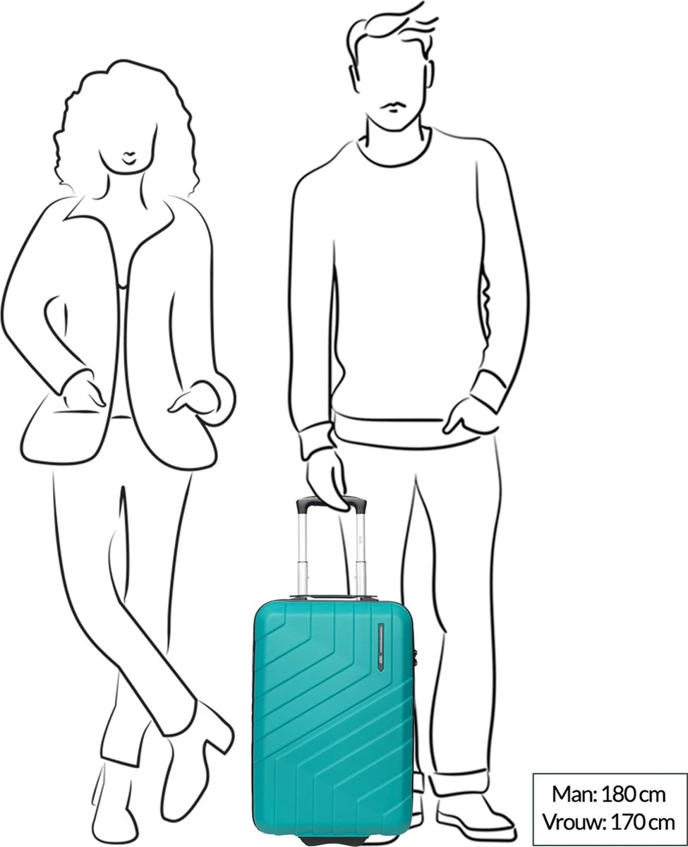 Oistr Brooks Handbagage Koffer Upright 55 Jade 14 Oistr Brooks Handbagage Koffer Upright 55 Jade - Afbeelding 12