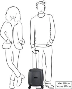 Decent Handbagage Koffer / Trolley / Reiskoffer - 42 Cm - 24 Liter - ABS - Maxi Air - Grijs 27 Decent Handbagage Koffer / Trolley / Reiskoffer - 42 Cm - 24 Liter - ABS - Maxi Air - Grijs -Bagageopslag 975x1200 9