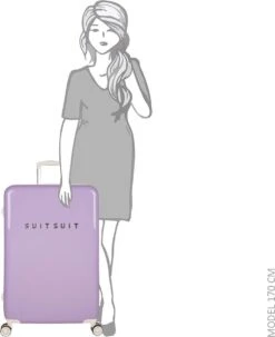 SUITSUIT - Fabulous Fifties - Royal Lavender - Reiskoffer (76 Cm) -Bagageopslag 979x1200