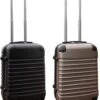 Travelerz Kofferset 2 Delig ABS Handbagage Koffers - Met Cijferslot - 39 Liter - Zwart - Goud -Bagageopslag 980x1200 6