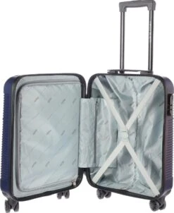 Enrico Benetti Louisville 39040 Handbagage Koffer Hardcase ABS - Donkerblauw -Bagageopslag 983x1200 1