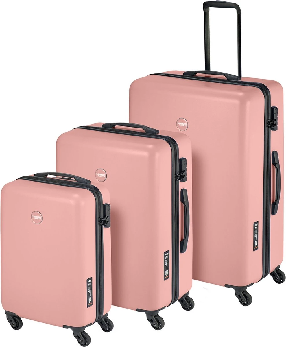 Princess Traveller PT01 - Handbagagekoffer - Peony Pink - S - 55cm 9 Princess Traveller PT01 - Handbagagekoffer - Peony Pink - S - 55cm - Afbeelding 7