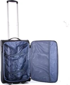 Line Brick Cabin Trolley 2 Wheel 55 Black 25 Line Brick Cabin Trolley 2 Wheel 55 Black -Bagageopslag 991x1200