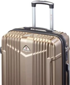 Tesla PC - Reiskoffer - 65 Cm - 4 Wielen - Goud 15 Tesla PC - Reiskoffer - 65 Cm - 4 Wielen - Goud -Bagageopslag 996x1200 1